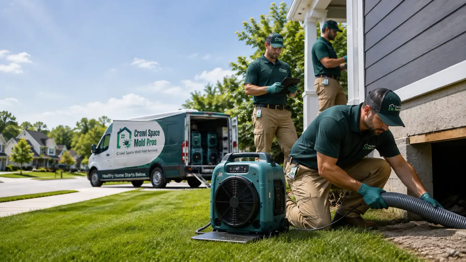 Crawl Space Mold Removal in White Rock, SC